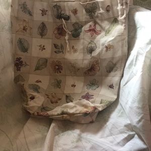 Longaberger drawstring bag